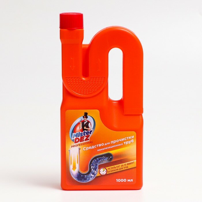 фото Средство для прочистки канализационных труб Mister Dez "PROFESSIONAL", гель, 1л