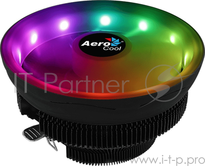 Кулер CPU Aerocool Core Plus (универсальный, 110W, 25.4 dB, 600-1800 rpm, 120мм, 4pin, алюминий) RTL