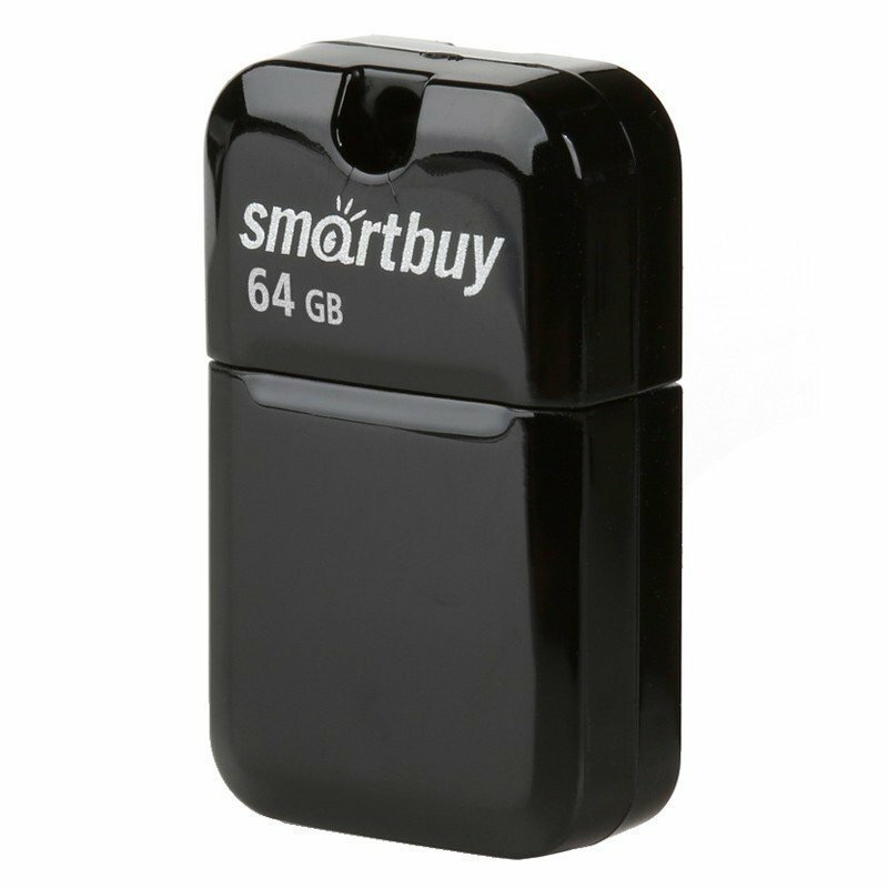 Память Smart Buy "Art" 64GB, USB 2.0 Flash Drive, черный SB64GBAK