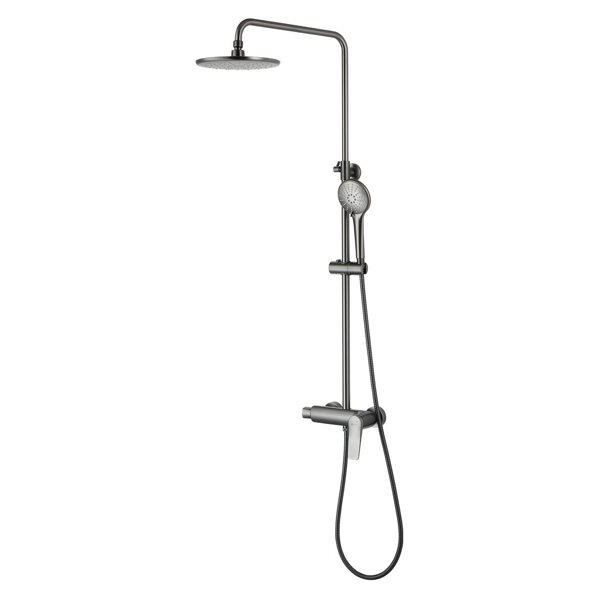 Смеситель для душа Lemark Bronx графит (LM3760GM)