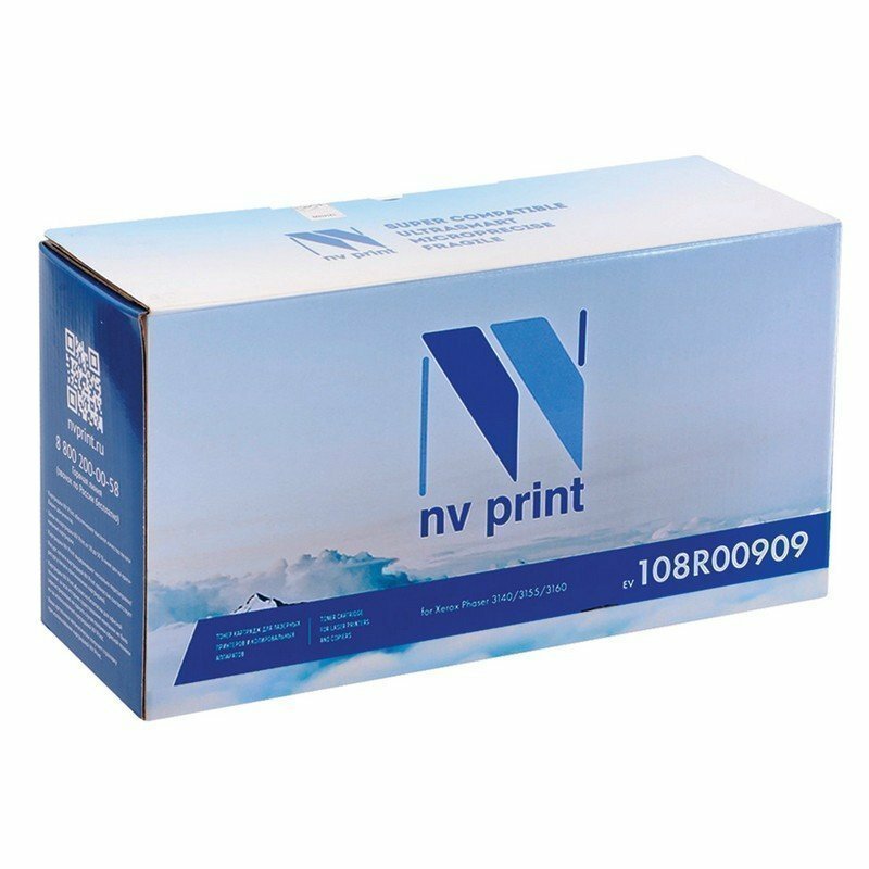 Картридж лазерный NV PRINT (NV-108R00909) для XEROX Phaser 3140/3155/3160, ресурс 2500 стр