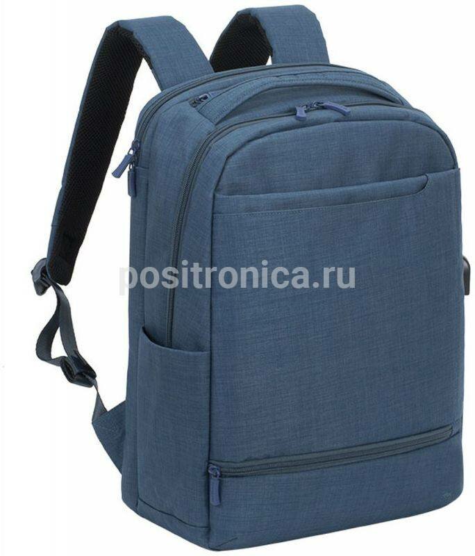 Рюкзак для ноутбука 17.3" Riva 8365, полиэстер, синий