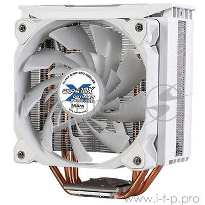 Кулер CPU Zalman Cnps10x Optima II RGB White (универсальный, 130W, 27dB, 900-1500 rpm, 120мм, (3+4) .