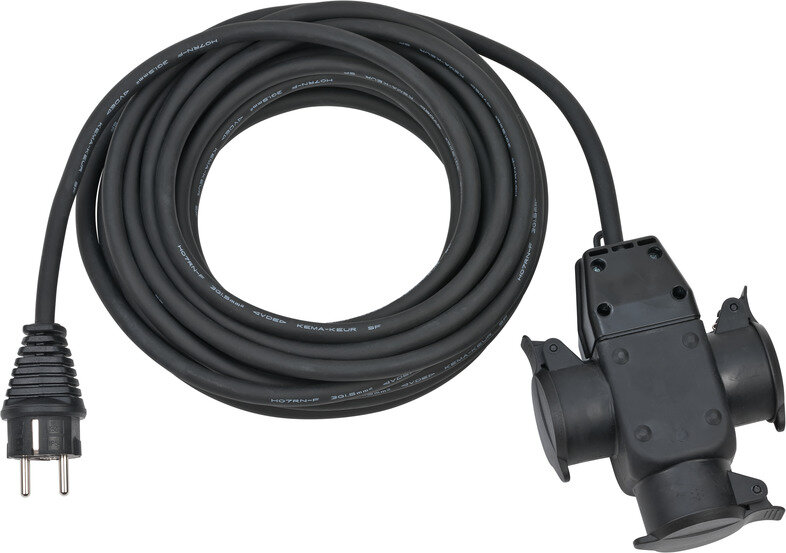 1167820301 Brennenstuhl удлинитель-переноска Extension Cable,25м., 1,5мм2, 3 роз.,IP44