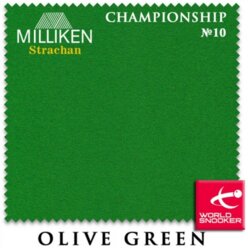 Сукно Milliken Strachan Snooker №10 Championship 191см Olive Green