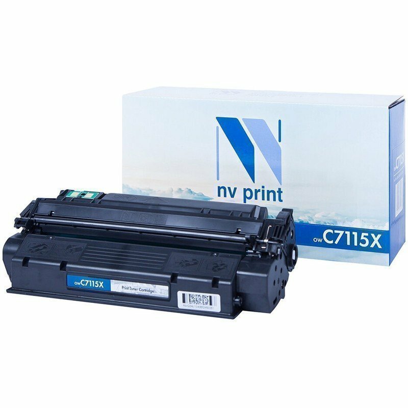 Картридж совм. NV Print C7115X (№15X) черный для HP LJ 1200/1220/3300/3330/3380 (3500стр) NV-C7115X