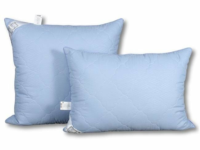 фото Подушка стеганая альвитек лаванда-эко 50х68С