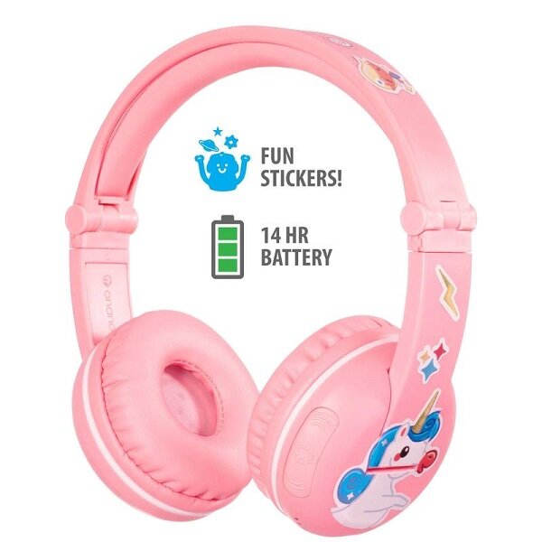 Детские беспроводные наушники Onanoff BuddyPhones Play Sakura Pink