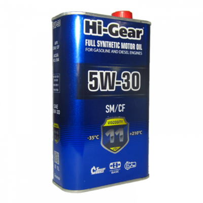 Масло моторное Hi Gear 5W30 Sm/cf 1л .