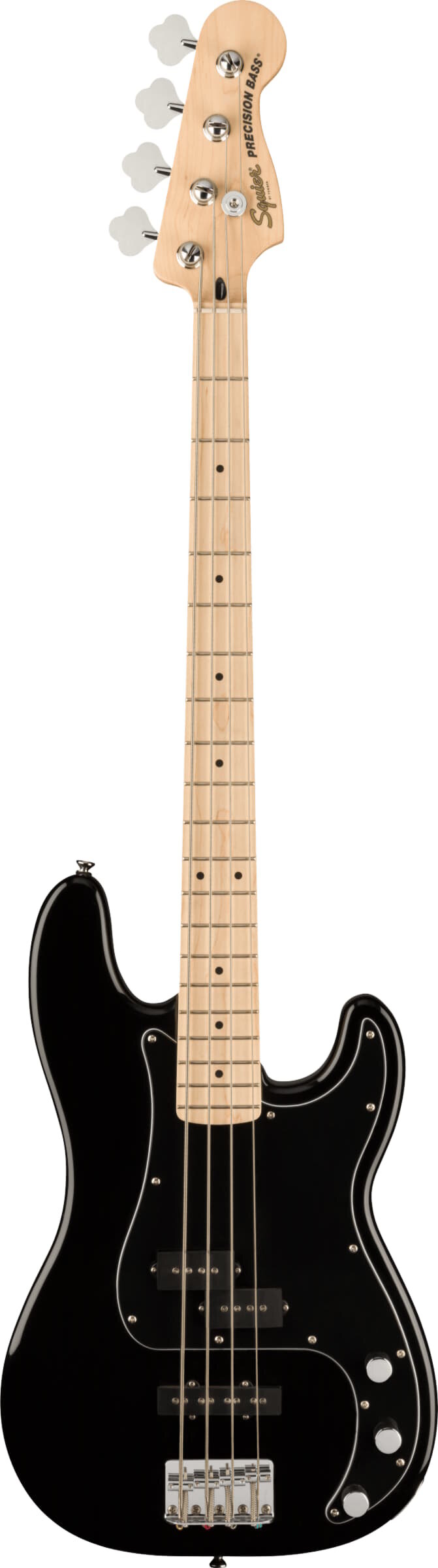 FENDER SQUIER Affinity Precision Bass PJ MN BLK бас-гитара цвет черный