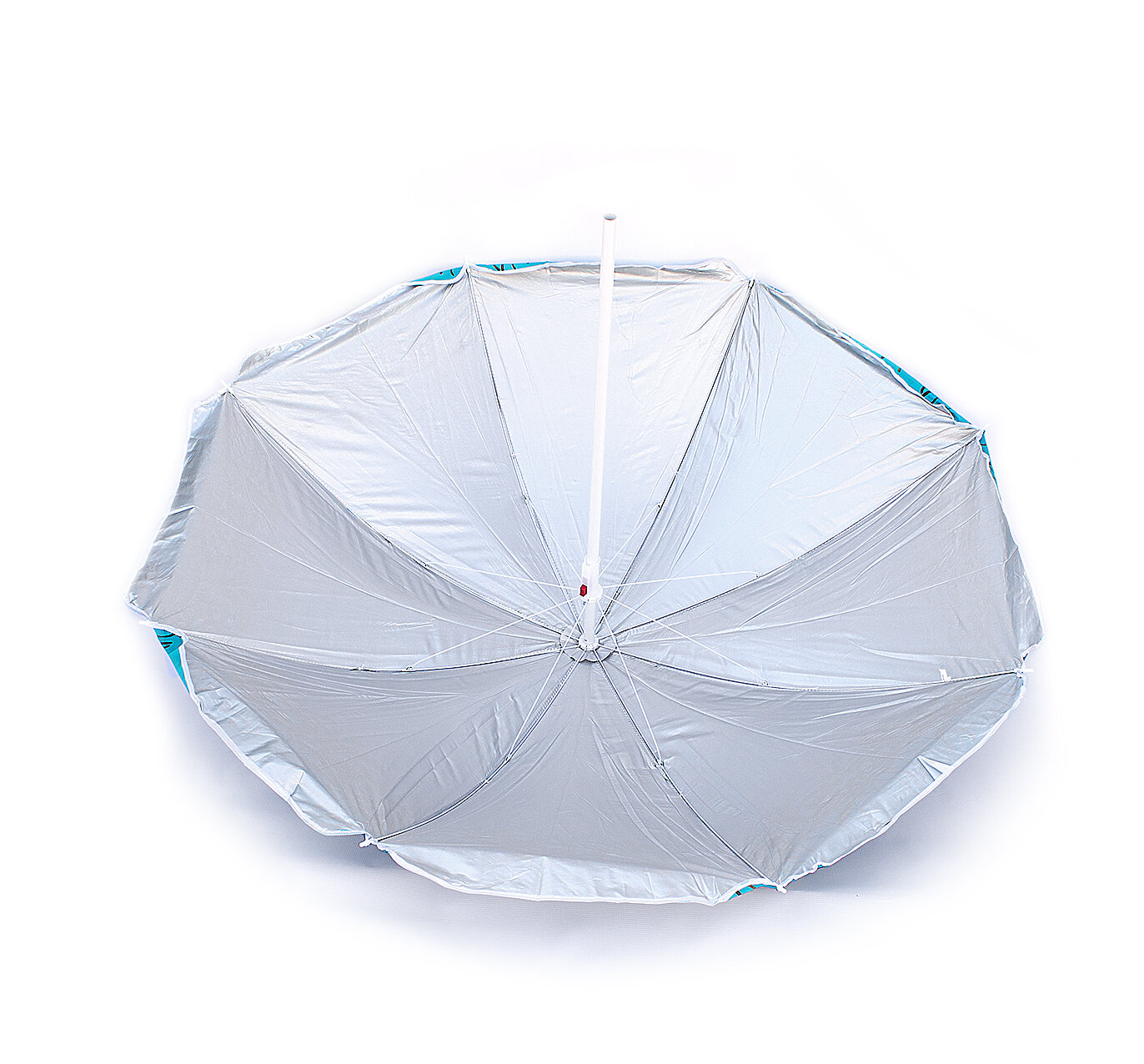 Зонт пляжный круглый складной с чехлом, 155 см, принт Лагуна - фотография № 6