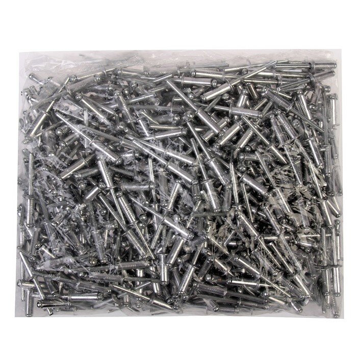 Заклёпки вытяжные тундра krep, алюминий-сталь, 4.8 х 16 мм, в пакете 500 шт. - фотография № 2