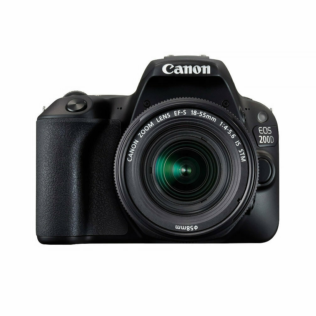 Canon EOS 200D Kit 18-55mm f/4-5.6 IS STM Black