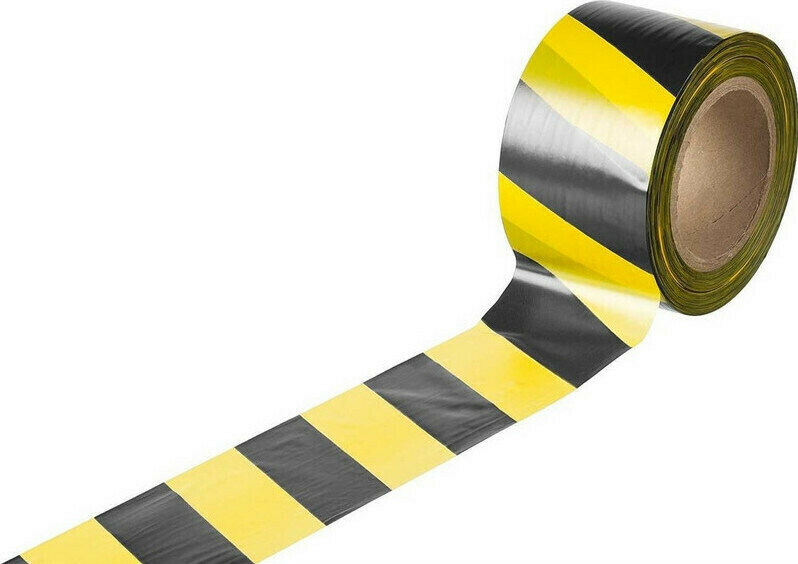 Сигнальная лента Лента оградительная желто-черная 50мм х250м
