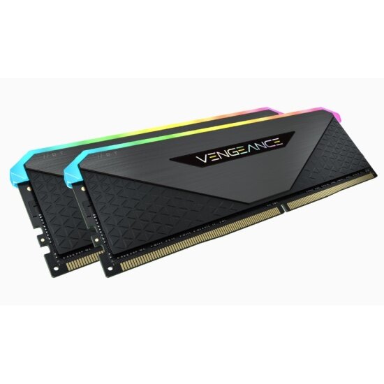 Оперативная память CORSAIR DDR4 32Gb (2x16Gb) 4000MHz pc-32000 Vengeance RGB RT black (CMN32GX4M2Z4000C18)