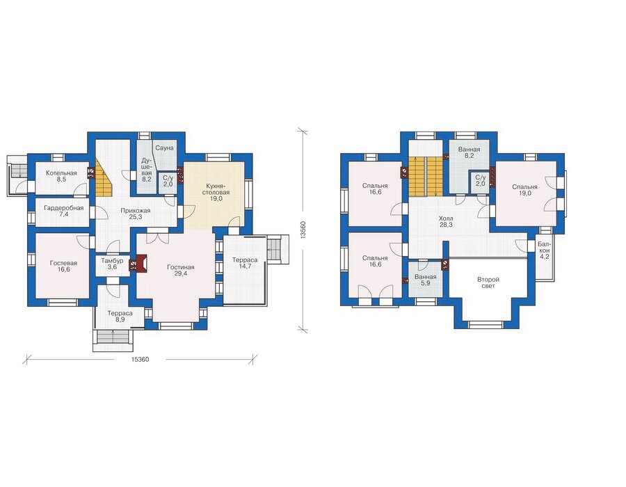 Проект дома Plans-38-52 (217 кв.м, кирпич) - фотография № 3