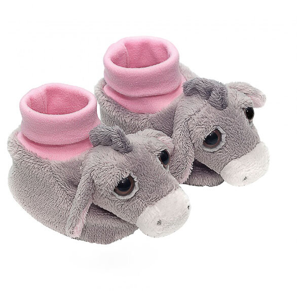 Тапочки Suki Li'l Peepers Luna Pink Donkey Booties (Зуки Ослик Луна из Коллекции Гляделки розовый цвет)