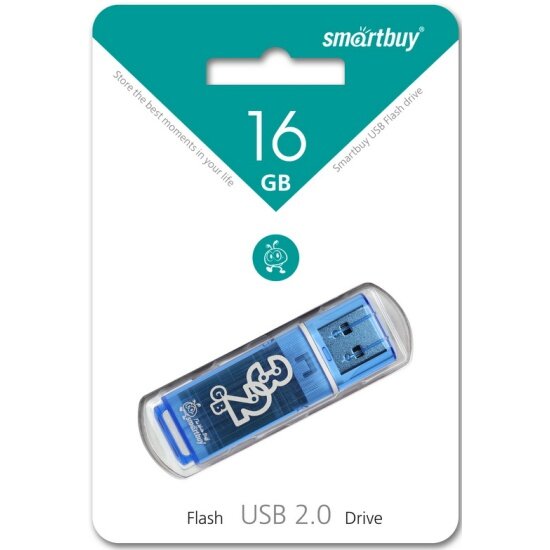 USB флешка SMARTBUY 16Gb Glossy blue USB 2.0