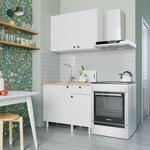 Кухня НК-мебель Деми 100 Белый 76144506 - изображение