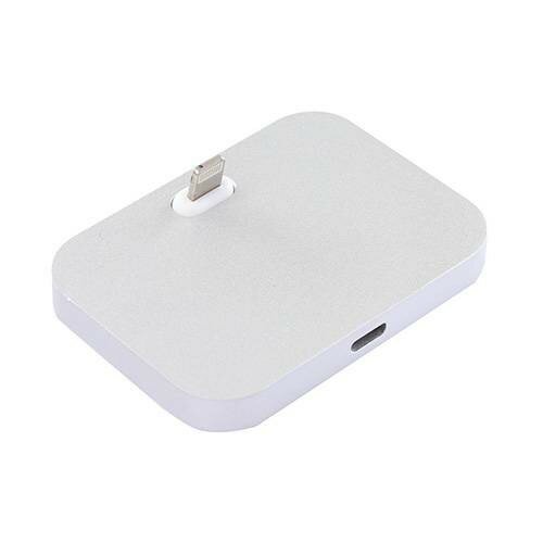 Зарядная док станция для iPhone 8 pin Lightning Dock (Silver)