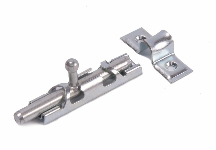 фото Шпингалет ЗТ-12 малый цинк белый