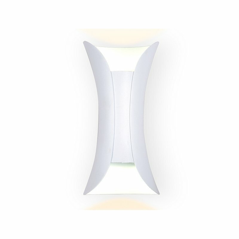 Ambrella Light Настенный светодиодный светильник FW192 WH/S белый/песок LED 4200K 10W 100*200*85