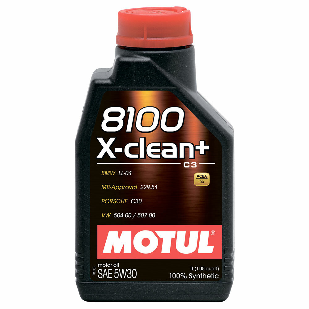   Motul 8100 X-clean+ 5W-30 (1.) . 106376 MOTUL-8100X+-5W30-1L