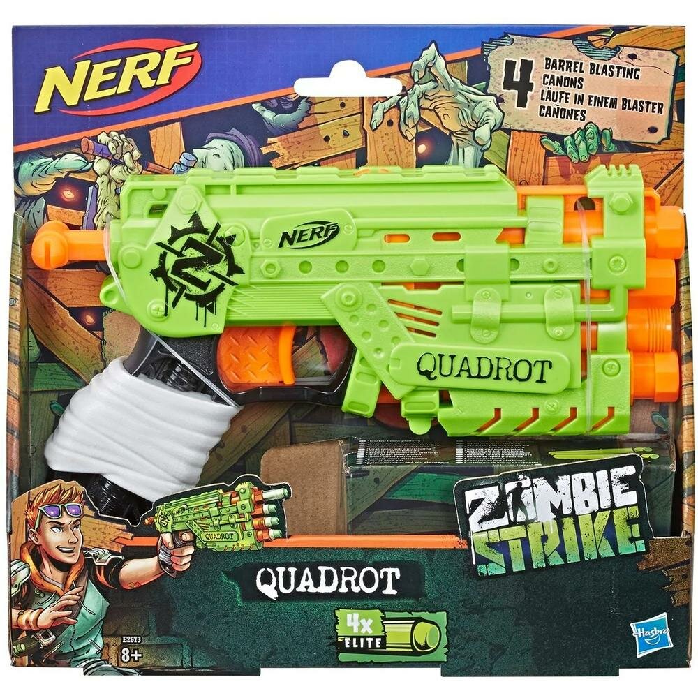 Бластер Hasbro Nerf Зомби Страйк Квадрот E2673EU4