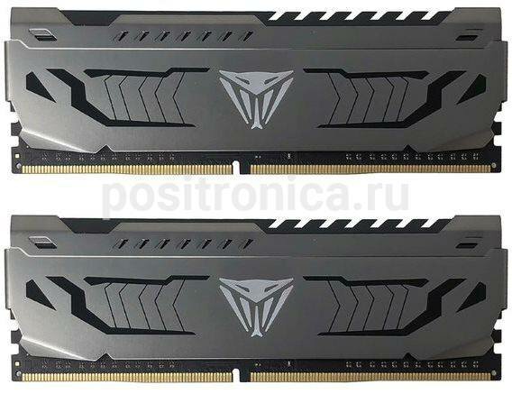 Оперативная память Patriot Viper Steel DDR4 - 2x 8Gb, 4000 МГц, DIMM, CL19 (pvs416g400c9k)