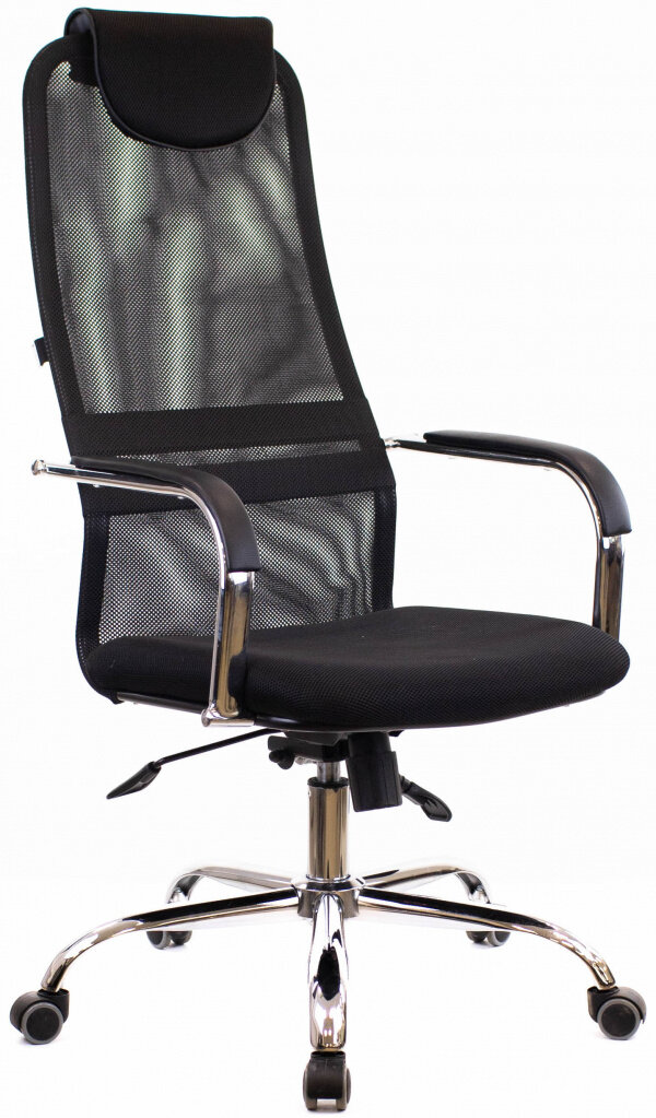 Кресло руководителя Everprof EP-708 TM, офисное, обивка: ткань, цвет: черный