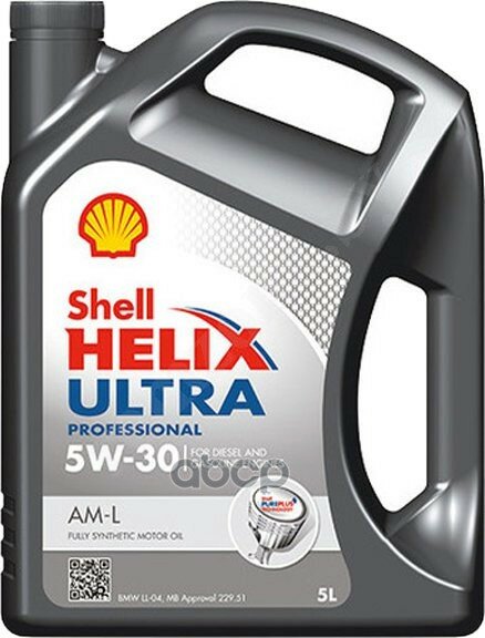 Shell Масло Моторное Shell Helix Ultra Professional Am L 5W-30 5L