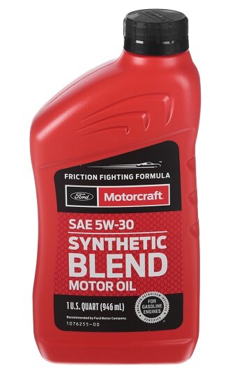 Полусинтетическое моторное масло Motorcraft SAE 5W30 Synthetic Blend