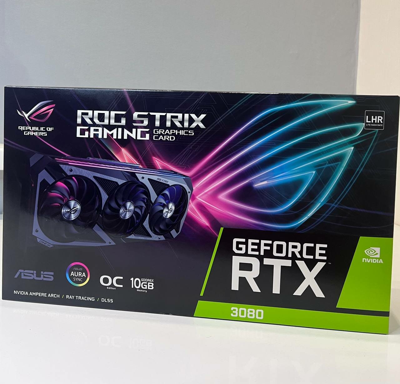 Видеокарта ASUS ROG Strix GeForce RTX 3080 V2 OC Edition 10GB (ROG-STRIX-RTX3080-O10G-V2-GAMING), Retail