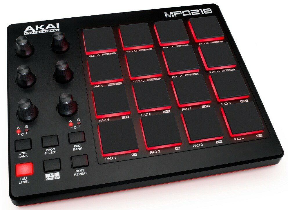 Akai Pro MPD218 USB/MIDI-контроллер