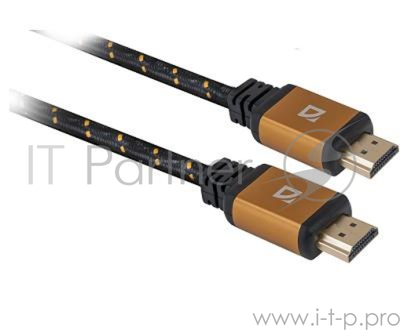 Кабель А/В Hdmi-10pro (ver. 1.4) Hdmi(m)-hdmi(m), 3м, BL Defender 87434