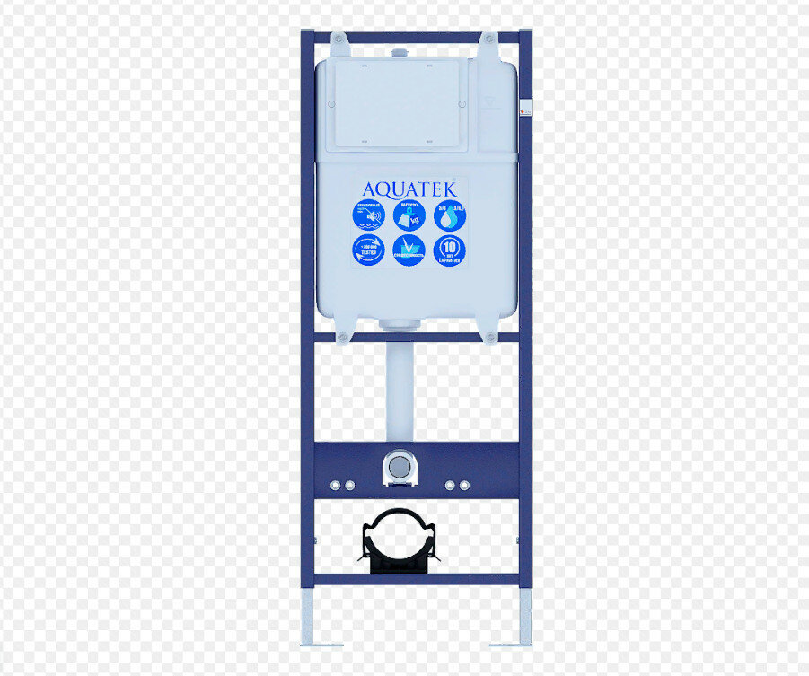 Инсталляция для унитаза Aquatek Standart 41 INS-0000011 без клавиши смыва