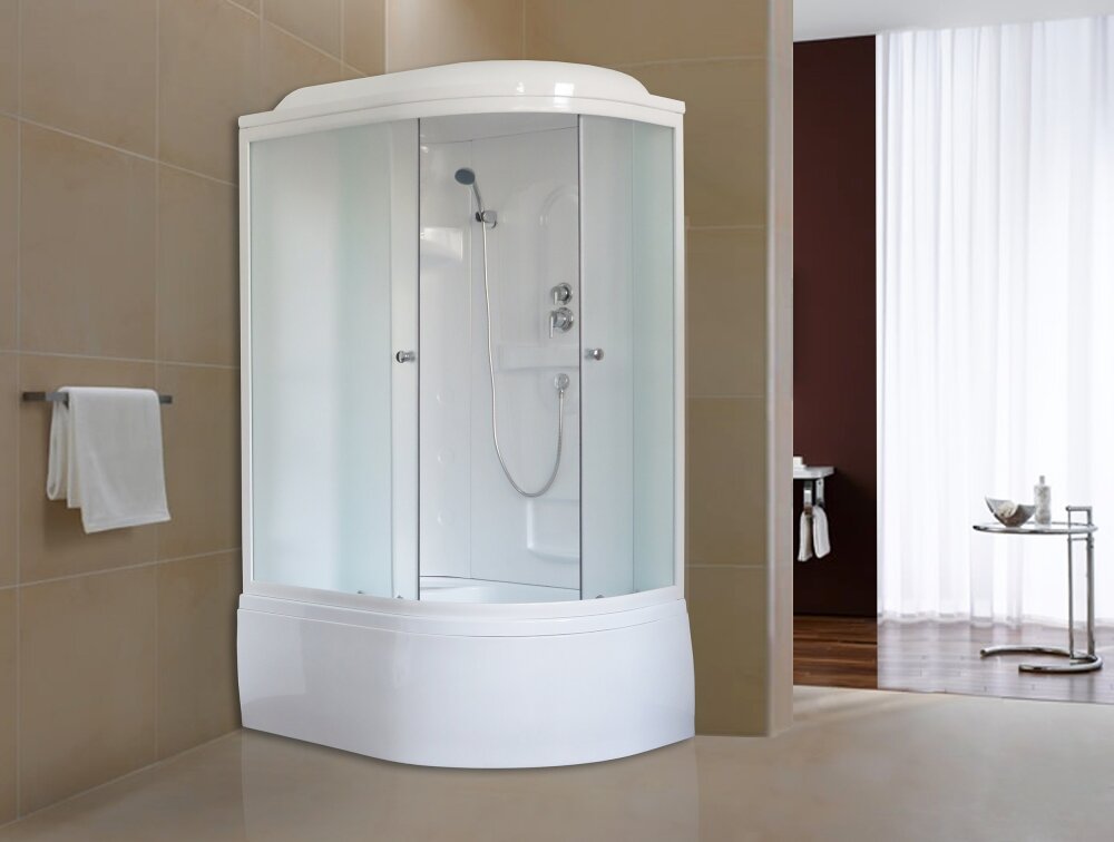 Душевая кабина Royal Bath RB 8120BK1-M-L (матовое) левая