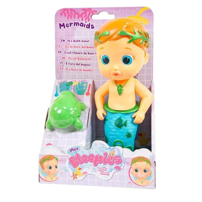 Кукла IMC Toys Bloopies для купания Max русалочка 26 см 99661
