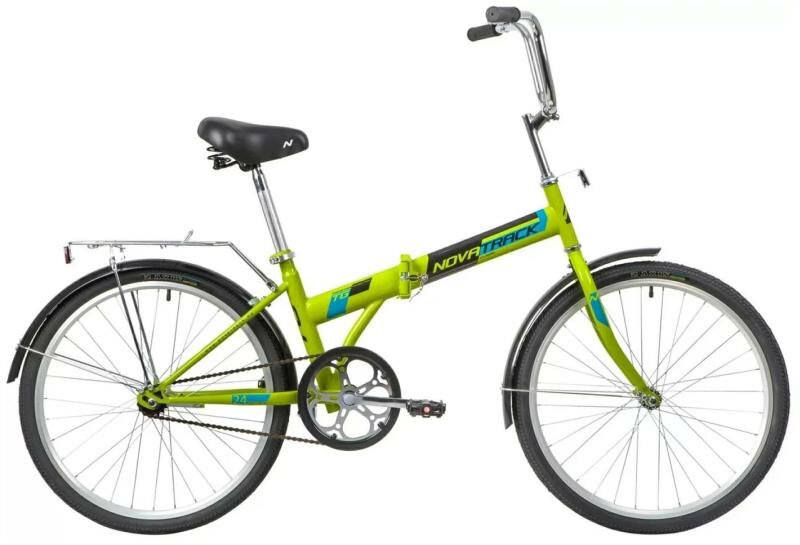 Велосипед Novatrack 20" TG20, складной, зелёный 20FTG201.GN20