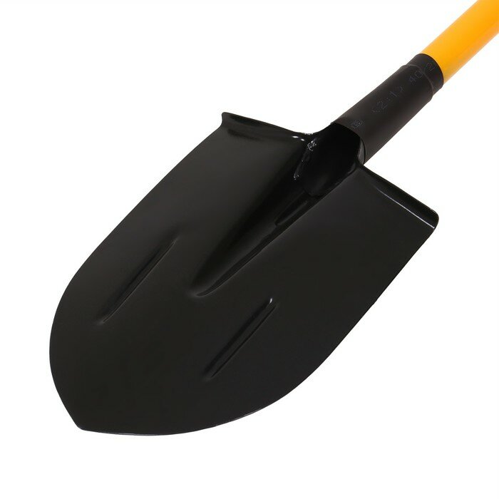 Лопата штыковая, острая, L = 118 см, металлический черенок с ручкой, TORNADICA - фотография № 3