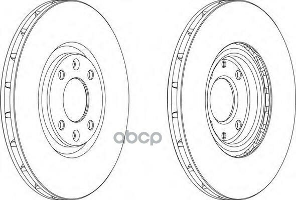 Диск Тормозной Передний Citroen C4/Peugeot 308/3008 1.6/2.0L+2.0Hdi 04-> Ferodo Ddf1676 Ferodo арт. DDF1676