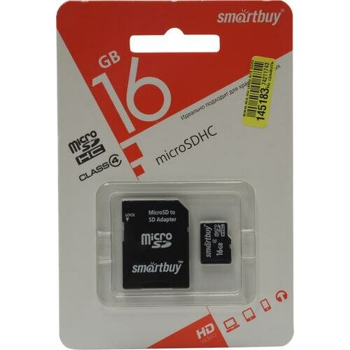 SD карта Smartbuy SB16GBSDCL4-01