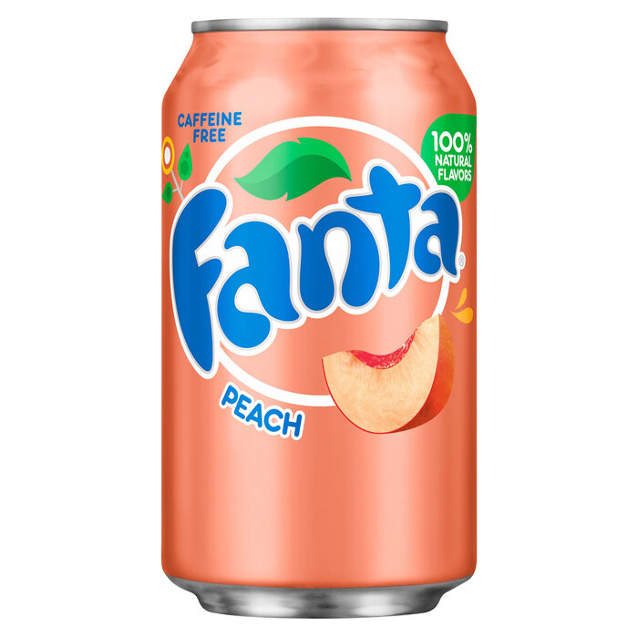 Газированный напиток Fanta Peach со вкусом персика (США), 355 мл (6 шт) - фотография № 2