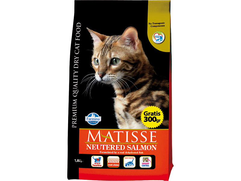 Farmina Matisse корм для стерилизованных кошек и кастрированных котов (с лососем и рисом) - фотография № 1
