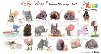 Lucky Rose Слайдер-дизайн Lucky Rose F Transparent №047 (F-47)