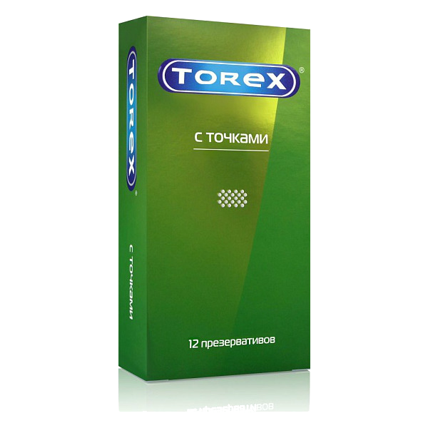 Презервативы Torex с точками, 12 шт