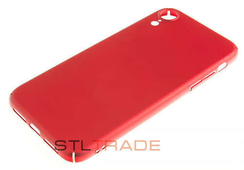 Накладка PC с Soft Touch покрытием для iPhone Xr красная