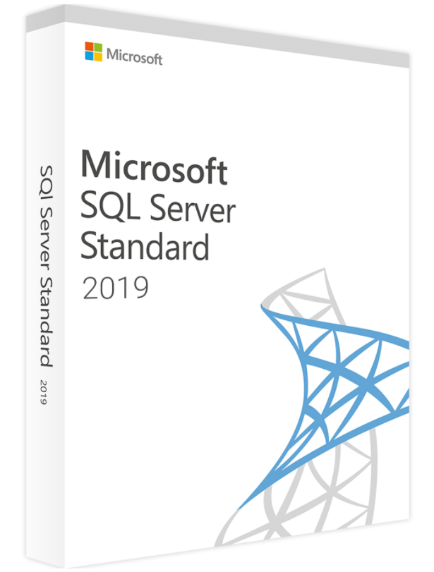 Microsoft SQL Server 2019 Standard Edition English DVD 10 Clients