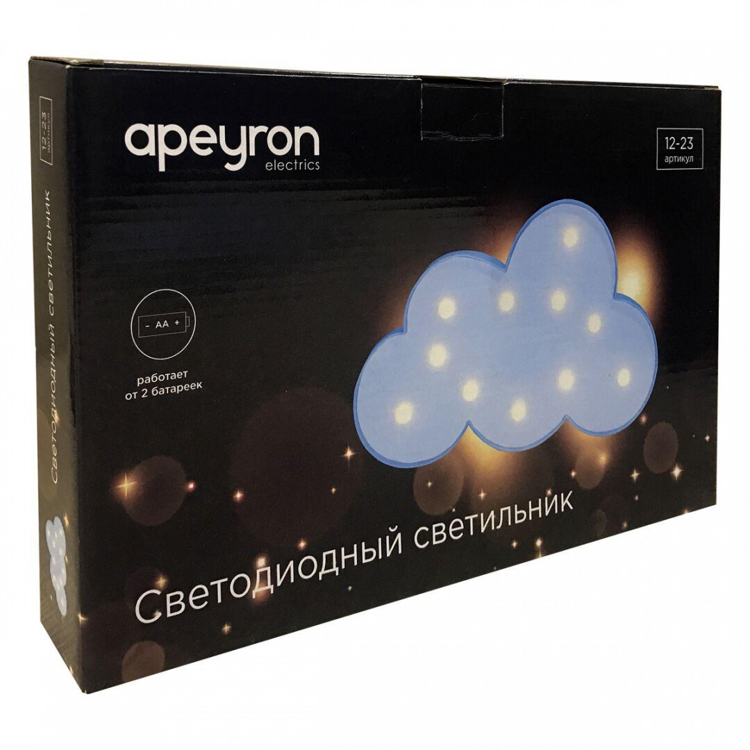 Apeyron Настольная лампа Apeyron Облако 12-23 - фотография № 3