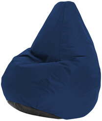 Кресло-мешок, Бескаркасный пуф груша,Ibag, Оксфорд, Размер XXL, цвет "venedic 227 "Синий"